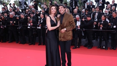 Italian actor and film producer Pierfrancesco Favino and Italian actress Anna Ferzetti arrive for the Opening Ceremony and the screening of the film "Partir un Jour" (Bye Bye) presented out of competition at the 78th edition of the Cannes Film Festival in Cannes, southern France, on May 13, 2025. (Photo by Sameer Al-Doumy / AFP) (AFP) Italian actor and film producer Pierfrancesco Favino and Italian actress Anna Ferzetti arrive for the Opening Ceremony and the screening of the film "Partir un Jour" (Bye Bye) presented out of competition at the 78th edition of the Cannes Film Festival in Cannes, southern France, on May 13, 2025. (Photo by Sameer Al-Doumy / AFP) (AFP)