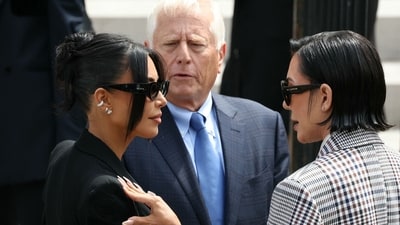 US celebrity Kim Kardashian (L) speaks with her mother Kris Jenner as she arrives at the Assize Court for the trial during which she will testify over the 2016 robbery that saw her relieved of millions of dollars' worth of jewellery at gunpoint in Paris, on May 13, 2025. The trial of this sensational nine million euro jewellery robbery opened in Paris on April 28, 2025. (Photo by Alain JOCARD / AFP) (AFP) US celebrity Kim Kardashian (L) speaks with her mother Kris Jenner as she arrives at the Assize Court for the trial during which she will testify over the 2016 robbery that saw her relieved of millions of dollars' worth of jewellery at gunpoint in Paris, on May 13, 2025. The trial of this sensational nine million euro jewellery robbery opened in Paris on April 28, 2025. (Photo by Alain JOCARD / AFP) (AFP)