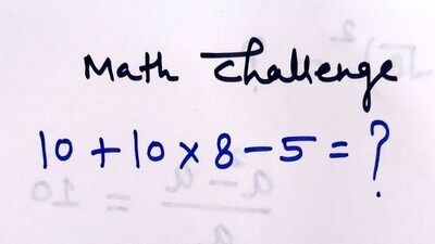 A recent brain teaser posted on X had users debating over a tricky math challenge. (X/@ganeshuor) A recent brain teaser posted on X had users debating over a tricky math challenge. (X/@ganeshuor)