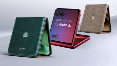 The Motorola Razr 60 Ultra with a 6.96-inch LTPO AMOLED main display and a Snapdragon 8 Elite processor has been launched in India. (Amazon) The Motorola Razr 60 Ultra with a 6.96-inch LTPO AMOLED main display and a Snapdragon 8 Elite processor has been launched in India. (Amazon)