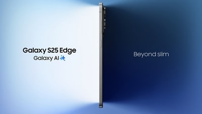 Samsung’s slimmest Galaxy S series model, the Galaxy S25 Edge is here with the Snapdragon 8 Elite chip. (Samsung)