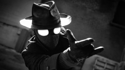 Nicolas Cage in the first look from Spider-Noir. Nicolas Cage in the first look from Spider-Noir.