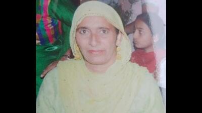 Sukhwinder Kaur, 50, one of the three members of a family injured in a Pakistani drone strike at Khai Pheme Ki village, 12 km from Ferozepur, on May 9, died at Dayanand Medical College and Hospital (DMCH) in Ludhiana on Monday night. (File photo)