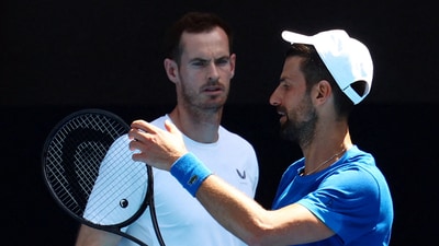 Andy Murray will no longer be coaching former rival Novak Djokovic, ending their six-month partnership (REUTERS)