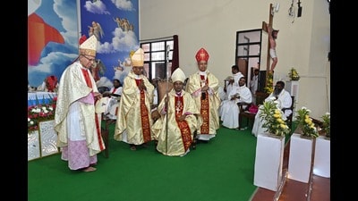 The installation marked a significant moment for the Simla-Chandigarh Diocese, which spans parts of northern India. (HT Photo)