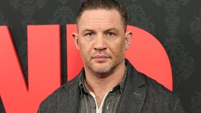 File photo of Tom Hardy at the MobLand New York Premiere at SVA Theater in March this year. (Getty Images via AFP) File photo of Tom Hardy at the MobLand New York Premiere at SVA Theater in March this year. (Getty Images via AFP)