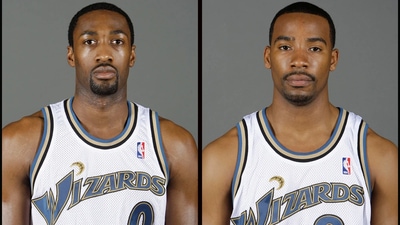 Washington Wizards players Gilbert Arenas and Javaris Crittenton were involved in a locker room incident.Haraz N. Ghanbari / AP file Washington Wizards players Gilbert Arenas and Javaris Crittenton were involved in a locker room incident.Haraz N. Ghanbari / AP file