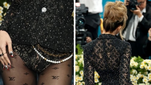 Lisa's outfit, meant to a tribute to black activists, saw some controversy because of the placement of Rosa Park's face on the underwear. Lisa's outfit, meant to a tribute to black activists, saw some controversy because of the placement of Rosa Park's face on the underwear.