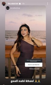 Apoorva's Insta story.