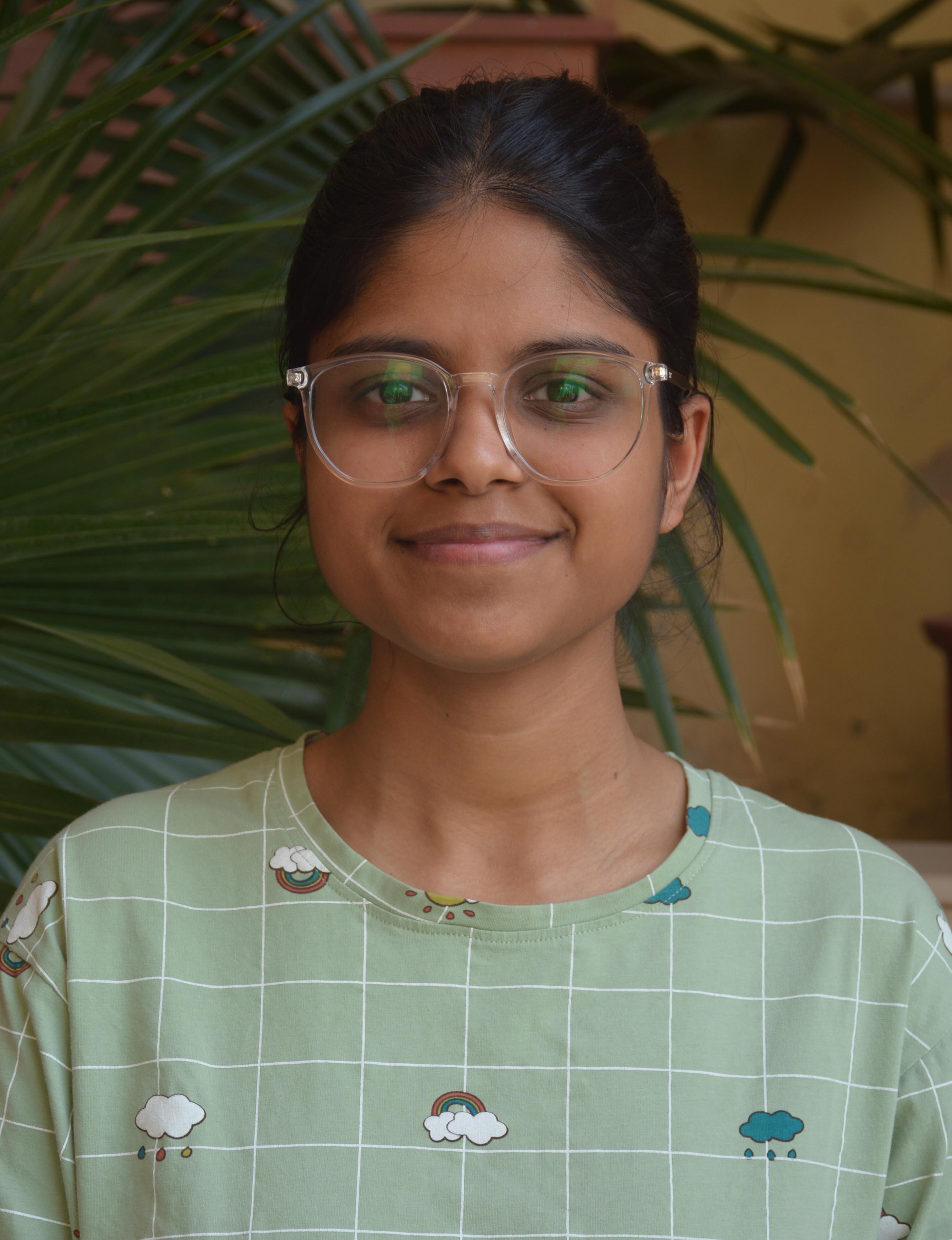 Akshita Jain scored 99.2% in non-medical stream. (HT) Akshita Jain scored 99.2% in non-medical stream. (HT)
