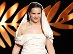 President of the jury of the 78th Cannes Film Festival, Juliette Binoche, arrives on stage during the Opening Ceremony of the festival, on May 13, 2025. (Photo by Sameer AL-DOUMY / AFP) President of the jury of the 78th Cannes Film Festival, Juliette Binoche, arrives on stage during the Opening Ceremony of the festival, on May 13, 2025. (Photo by Sameer AL-DOUMY / AFP)