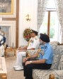 The CDS and the three service chiefs briefing President Droupadi Murmu. (X) The CDS and the three service chiefs briefing President Droupadi Murmu. (X)