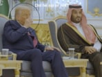 Donald Trump with Saudi Crown Prince Mohammed bin Salman. Donald Trump with Saudi Crown Prince Mohammed bin Salman.
