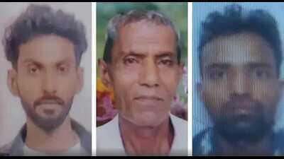 (Left to right) Lakshman, Mahabir and Deepak. (HT Photo)
