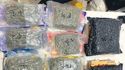 Directorate of Revenue Intelligence, Pune unit, intercepted two passengers arriving from Bangkok at Pune Airport on May 12, and seized 9.864 kg of narcotics, said officials. (HT)