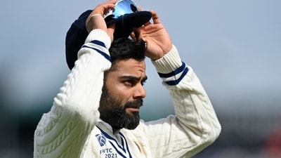 India's Virat Kohli during the 2021 ICC World Test Championship Final (AFP) India's Virat Kohli during the 2021 ICC World Test Championship Final (AFP)