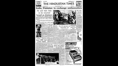 HT This Day: May 15, 1976 -- India, Pakistan to exchange ambassadors (HT) HT This Day: May 15, 1976 -- India, Pakistan to exchange ambassadors (HT)