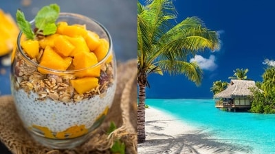 Mango chia pudding: The perfect temporary anti-dote to your tropical holiday cravings!