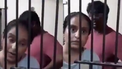 A couple in Mumbai was filmed asking a pizza delivery agent to speak Marathi (X/@total_woke_) A couple in Mumbai was filmed asking a pizza delivery agent to speak Marathi (X/@total_woke_)