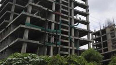 On Tuesday, offices of two major builders -- Antariksh Engineers and Elegant Infracon, located in Greater Noida West -- were sealed for non-payment of dues. (Sunil Ghosh/HT Archives) On Tuesday, offices of two major builders -- Antariksh Engineers and Elegant Infracon, located in Greater Noida West -- were sealed for non-payment of dues. (Sunil Ghosh/HT Archives)