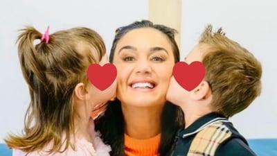 Preity shares two kids with her husband Gene Goodenough. Preity shares two kids with her husband Gene Goodenough.