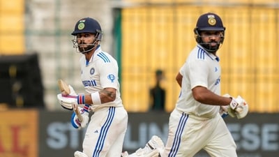 Virat Kohli and Rohit Sharma during the home Test season in 2024 (PTI) Virat Kohli and Rohit Sharma during the home Test season in 2024 (PTI)
