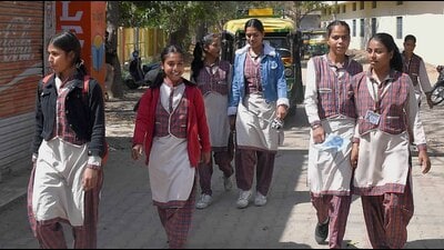 The ministry also pointed out the poor coverage of children with special needs (CWSN) and lack of adequate infrastructure, stating that the state has only a 1% share of such children out of the total student enrolment and their number from Class 1 (21,795) to Class 12 (2,420) shows a continuous decline. (HT File)