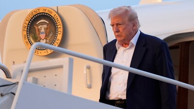 Trump criticized the disparity in prescription drug prices between the U.S. and Europe, suggesting Americans pay excessively while foreign governments negotiate lower rates. (AP Photo/Manuel Balce Ceneta) (AP) Trump criticized the disparity in prescription drug prices between the U.S. and Europe, suggesting Americans pay excessively while foreign governments negotiate lower rates. (AP Photo/Manuel Balce Ceneta) (AP)