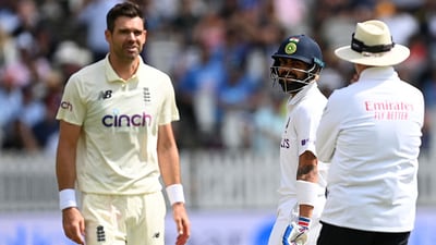 Virat Kohli and James Anderson in action during the 2021 Test series (Getty Images) Virat Kohli and James Anderson in action during the 2021 Test series (Getty Images)