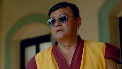 Saswata Chatterjee in a still from The Eken: Benaras e Bibhishika, which releases in theatres on May 16. Saswata Chatterjee in a still from The Eken: Benaras e Bibhishika, which releases in theatres on May 16.