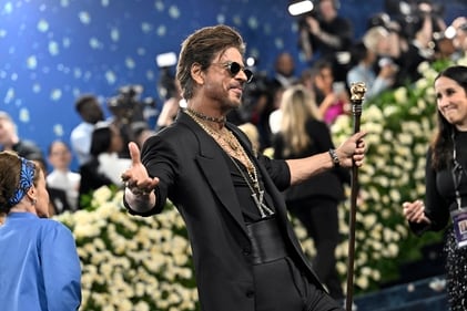 Shah Rukh Khan attends The Metropolitan Museum of Art's Costume Institute benefit gala celebrating the opening of the "Superfine: Tailoring Black Style" exhibition on Monday, May 5, 2025, in New York. AP/PTI (AP) Shah Rukh Khan attends The Metropolitan Museum of Art's Costume Institute benefit gala celebrating the opening of the "Superfine: Tailoring Black Style" exhibition on Monday, May 5, 2025, in New York. AP/PTI (AP)