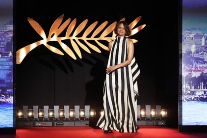Jury member Halle Berry said she changed her outfit as her original dress, designed by Gaurav Gupta, had a long tail. (Photo by Sameer AL-DOUMY / AFP) (AFP) Jury member Halle Berry said she changed her outfit as her original dress, designed by Gaurav Gupta, had a long tail. (Photo by Sameer AL-DOUMY / AFP) (AFP)