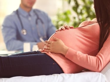 Low levels of the blood marker known as DLK1 can predict poor foetal growth and complications in pregnancy, and could be used as a non-invasive prenatal diagnostic. (Shutterstock)