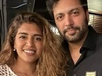 Ravi Mohan was married to Aarti Ravi(R) from 2009; he separated from her in 2024 and is now rumoured to be dating Keneeshaa Francis (L).