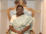 President Droupadi Murmu. President Droupadi Murmu.