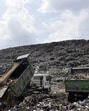 Waste at the Ghazipur landfill site. (HT Archive) Waste at the Ghazipur landfill site. (HT Archive)