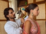 Amit Thakur working with Alia Bhatt for a recent event. Amit Thakur working with Alia Bhatt for a recent event.