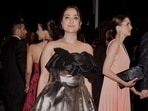 Kusha Kapila walked the Cannes 2023 red carpet in a silver gown with a black top for a movie premiere. Kusha Kapila walked the Cannes 2023 red carpet in a silver gown with a black top for a movie premiere.
