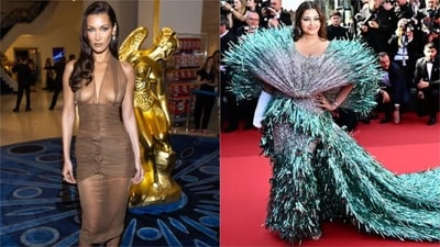 Cannes just put the brakes on nude and voluminous gowns for this year’s festival but let’s take a fun trip down memory lane to the stars who absolutely owned these bold looks before the ban. From Aishwarya Rai Bachchan’s stunning blue gown to Bella Hadid’s sheer, these celebs turned heads and set trends that no one will forget anytime soon. Cannes just put the brakes on nude and voluminous gowns for this year’s festival but let’s take a fun trip down memory lane to the stars who absolutely owned these bold looks before the ban. From Aishwarya Rai Bachchan’s stunning blue gown to Bella Hadid’s sheer, these celebs turned heads and set trends that no one will forget anytime soon.