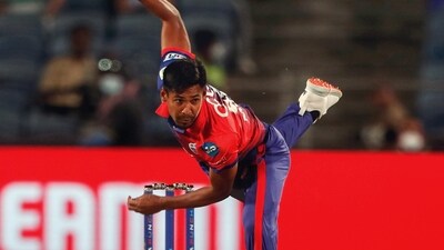 Mustafizur Rahman in action for Delhi Capitals during the IPL 2022 season. (Delhi Capitals Twitter) Mustafizur Rahman in action for Delhi Capitals during the IPL 2022 season. (Delhi Capitals Twitter)