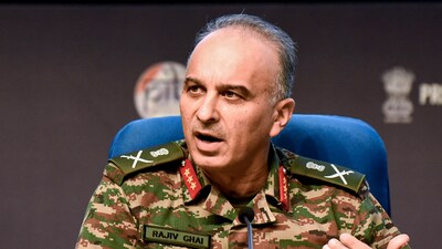 DGMO Lieutenant General Rajiv Ghai speaks during the press conference on 'Operation Sindoor', in New Delhi on Monday. (ANI) DGMO Lieutenant General Rajiv Ghai speaks during the press conference on 'Operation Sindoor', in New Delhi on Monday. (ANI)