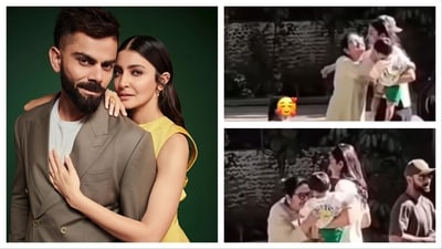 A new video showing a rare moment between Vamika and Akaay has emerged on social media. A new video showing a rare moment between Vamika and Akaay has emerged on social media.