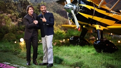US actor Michael B. Jordan (R) and US actor Tom Cruise pose on the red carpet upon arrival for the Global Premiere of "Mission: Impossible - The Final Reckoning" at Leicester Square Gardens in central London, on May 15, 2025. (Photo by HENRY NICHOLLS / AFP) (AFP) US actor Michael B. Jordan (R) and US actor Tom Cruise pose on the red carpet upon arrival for the Global Premiere of "Mission: Impossible - The Final Reckoning" at Leicester Square Gardens in central London, on May 15, 2025. (Photo by HENRY NICHOLLS / AFP) (AFP)