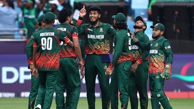 Bangladesh cricketers during the 2025 Champions Trophy (AFP) Bangladesh cricketers during the 2025 Champions Trophy (AFP)