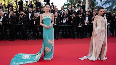 Chinese actress Meng Qingyang (L) and Thai-British actress and singer Rebecca Patricia Armstrong arrive for the screening of the film "Dossier 137" at the 78th edition of the Cannes Film Festival in Cannes, southern France, on May 15, 2025. (Photo by Bertrand GUAY / AFP) (AFP) Chinese actress Meng Qingyang (L) and Thai-British actress and singer Rebecca Patricia Armstrong arrive for the screening of the film "Dossier 137" at the 78th edition of the Cannes Film Festival in Cannes, southern France, on May 15, 2025. (Photo by Bertrand GUAY / AFP) (AFP)