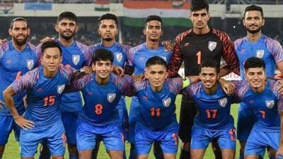 File image of Indian football team. (PTI) File image of Indian football team. (PTI)