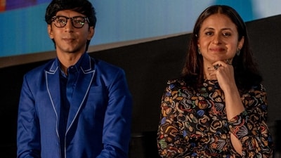 Anshuman Jha with Rasika Dugal at the Chicago South Asian Film Festival in 2023 Anshuman Jha with Rasika Dugal at the Chicago South Asian Film Festival in 2023