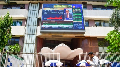 The benchmark index rose by 1330 points after Donald Trump claimed India offered him a zero tariffs claim (PTI) The benchmark index rose by 1330 points after Donald Trump claimed India offered him a zero tariffs claim (PTI)