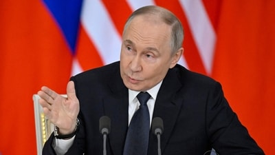 On US' 30-day immediate ceasefire proposal, Russian president Vladimir Putin had said that he first wants talks to begin. (AFP) On US' 30-day immediate ceasefire proposal, Russian president Vladimir Putin had said that he first wants talks to begin. (AFP)