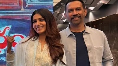 Samantha Ruth Prabhu and Raj Nidimoru sparked rumours of them dating with their latest outings. Samantha Ruth Prabhu and Raj Nidimoru sparked rumours of them dating with their latest outings.